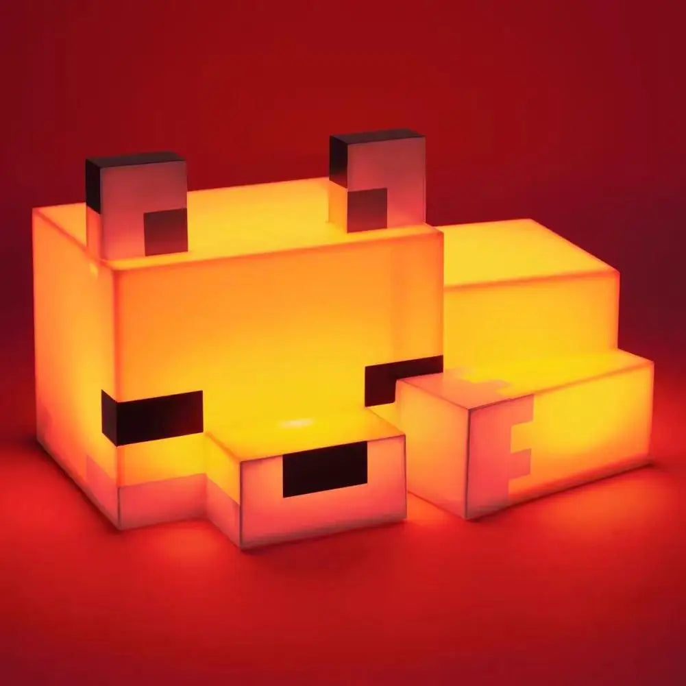 Fox Free Standing Desk Light, Gaming Room Home Decor and Merchandise for Boys and Girls, Nightlight Gift for Playroom Bedroom