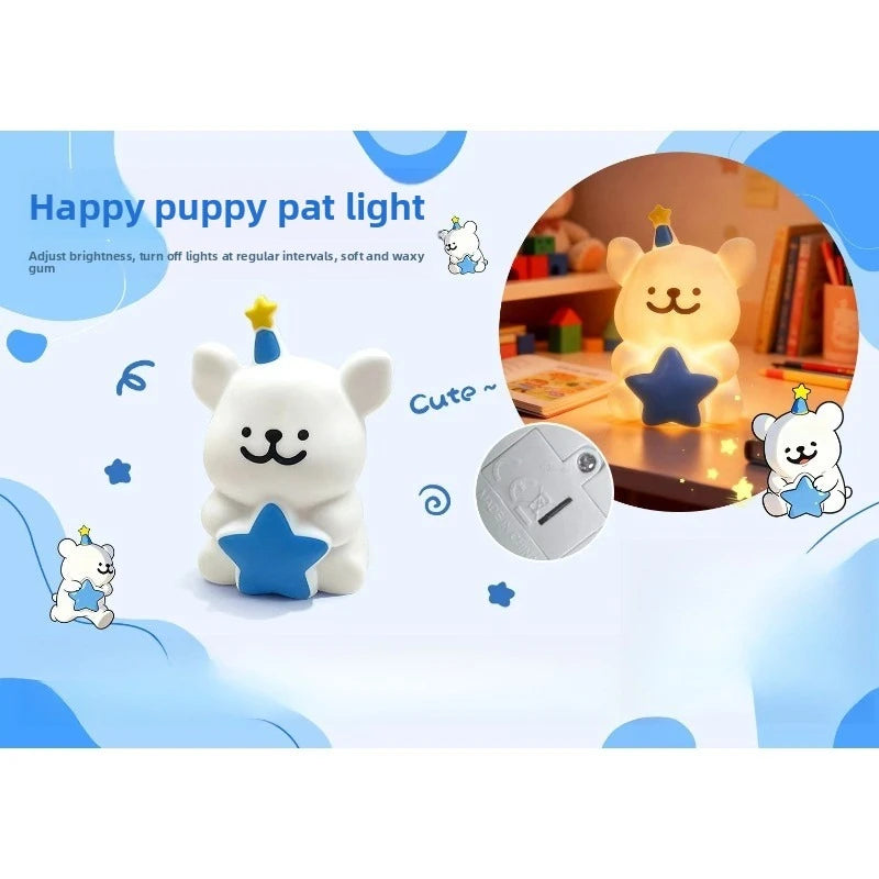 Cute Dodo Duck Lamp Squishy Silicone Dimmable Bedside Light Rechargeable Touch Nightlight for Boys Girls Room Decor