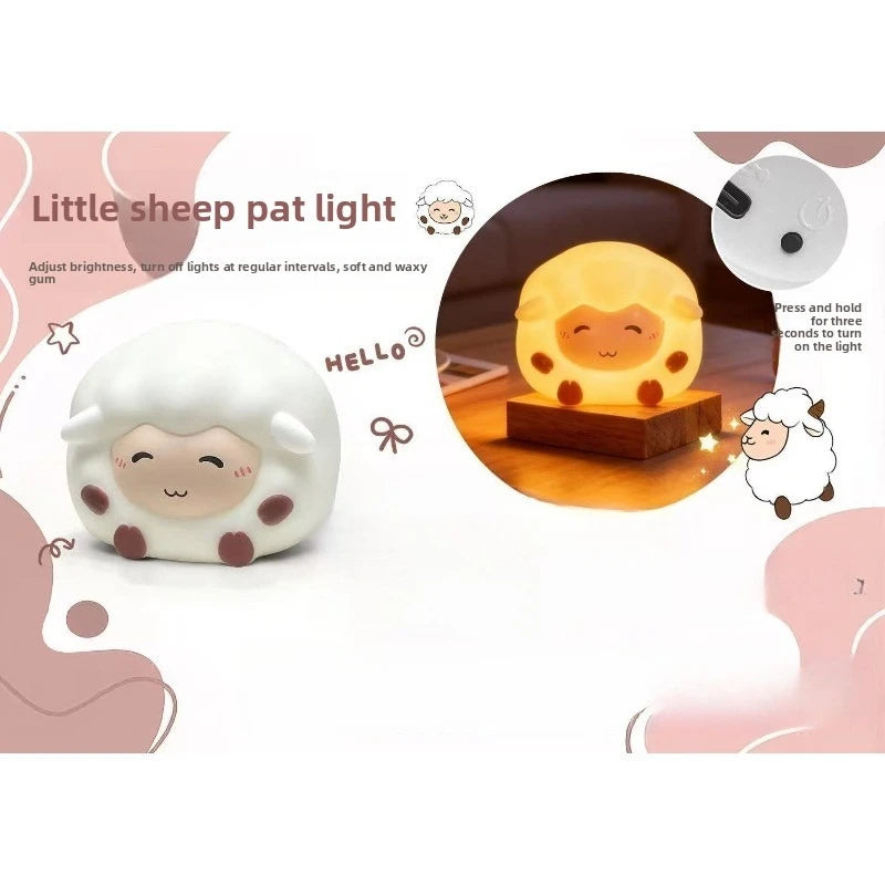 Cute Dodo Duck Lamp Squishy Silicone Dimmable Bedside Light Rechargeable Touch Nightlight for Boys Girls Room Decor