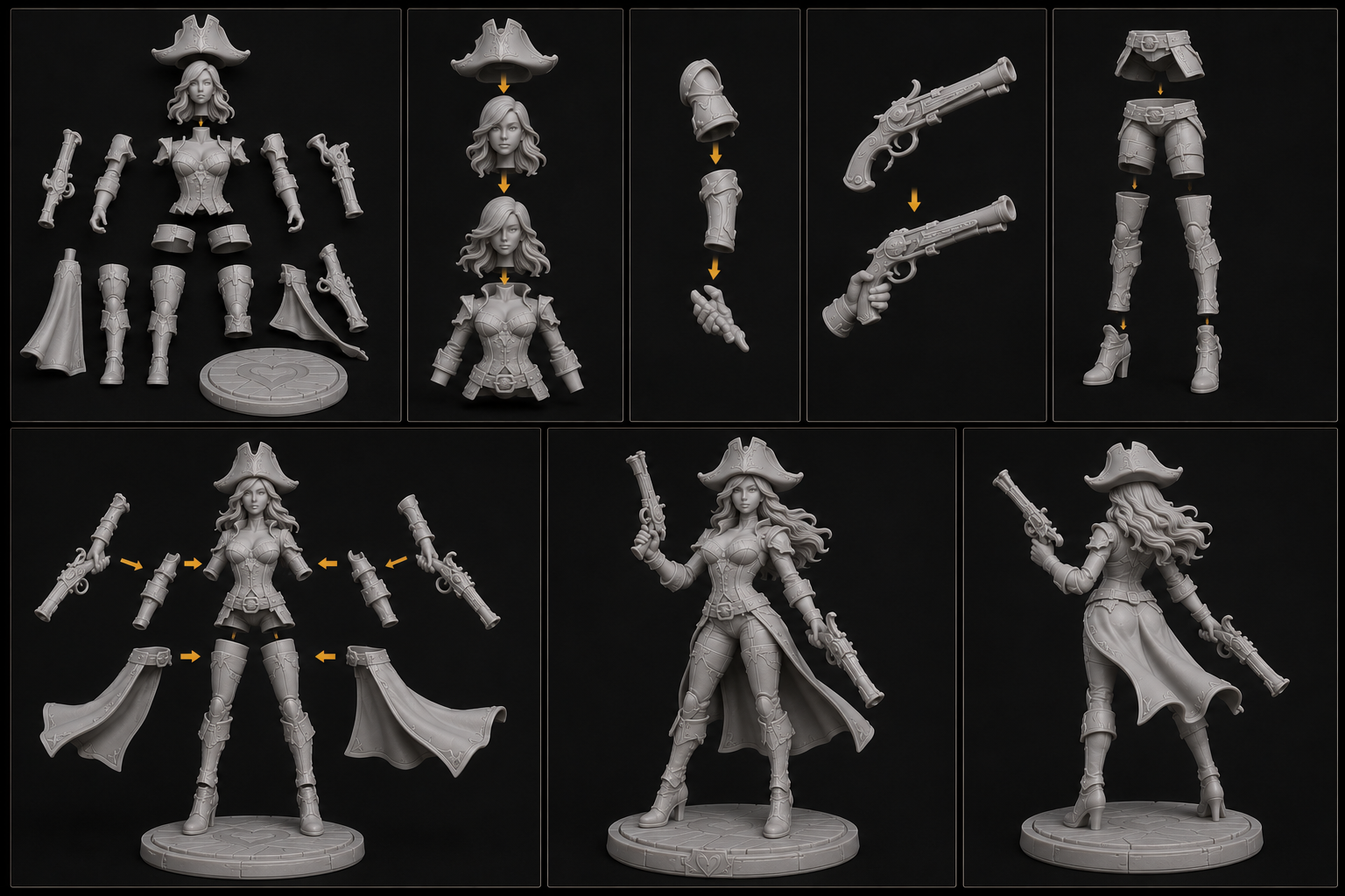 CUSTOM 3D Printed Models