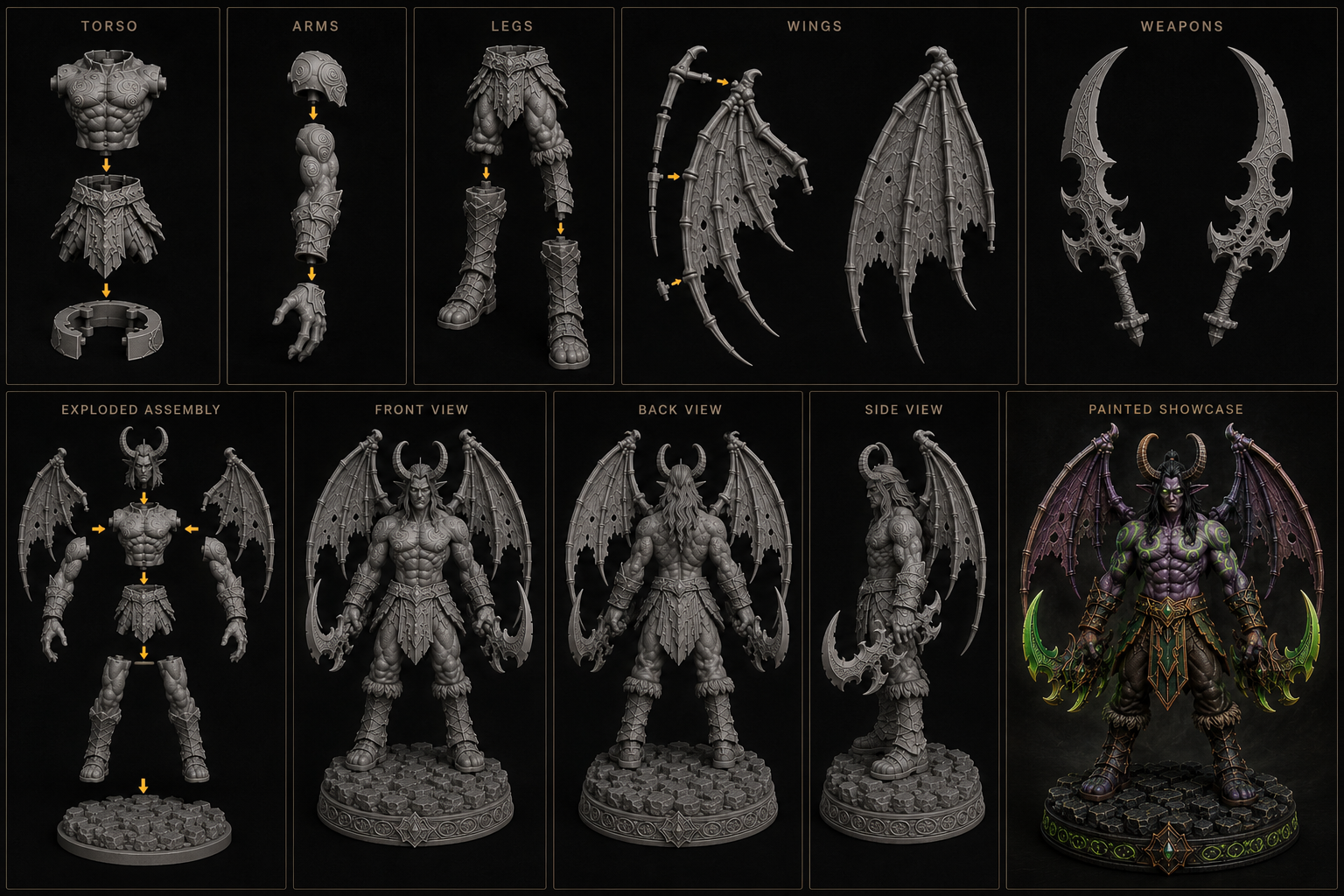 CUSTOM 3D Printed Models