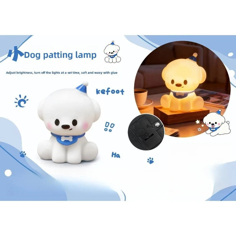 Cute Dodo Duck Lamp Squishy Silicone Dimmable Bedside Light Rechargeable Touch Nightlight for Boys Girls Room Decor